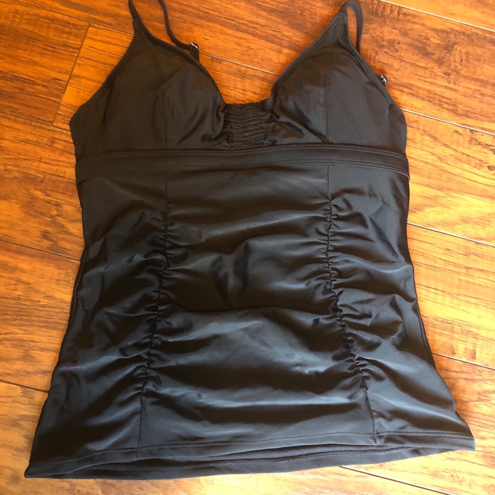 Athleta Smocked Tankini Top